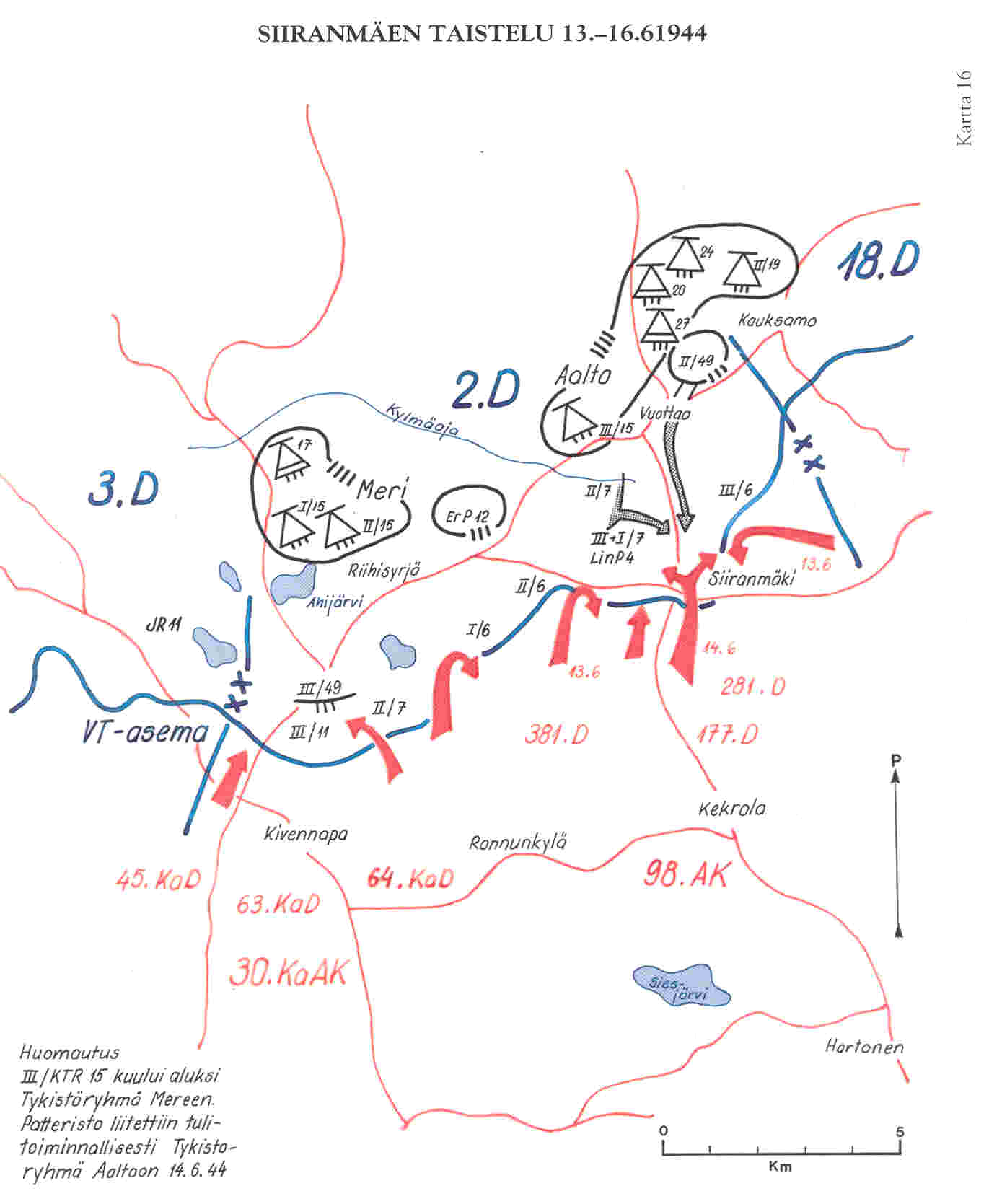 Siiranmäen taistelu 13.-16.6.1944